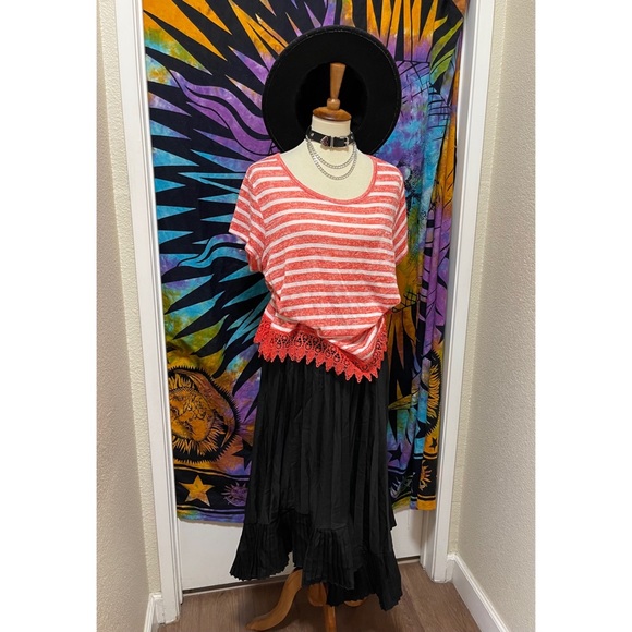 🌈 Lovely orange striped shirt - Picture 10 of 11